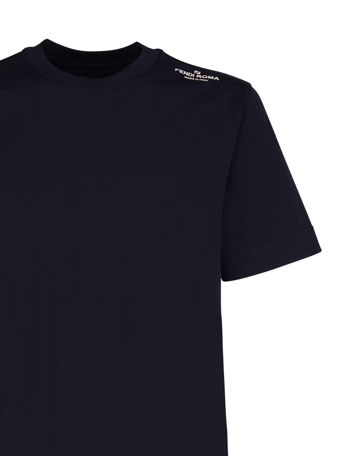 Fendi T-Shirts And Polos Blue Cotton
