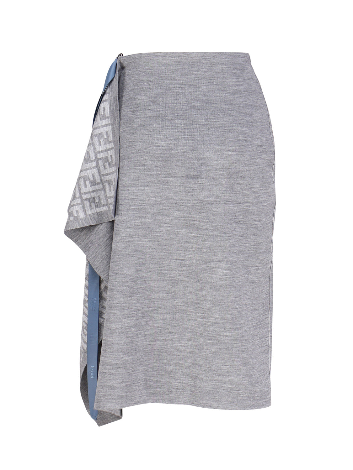 Fendi Skirts Grey Wool
