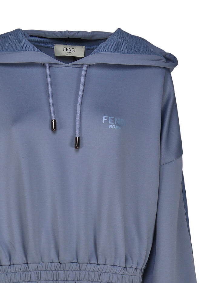 Fendi Sweaters Blue Polyamide