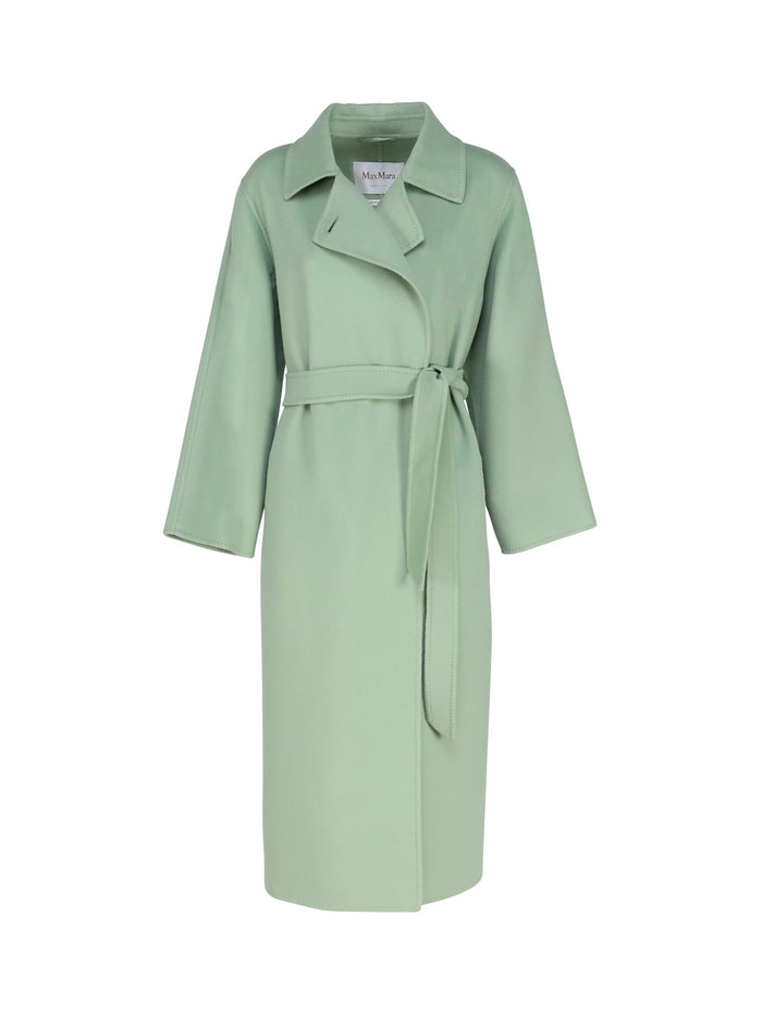 Max Mara Coats Green Virgin Wool