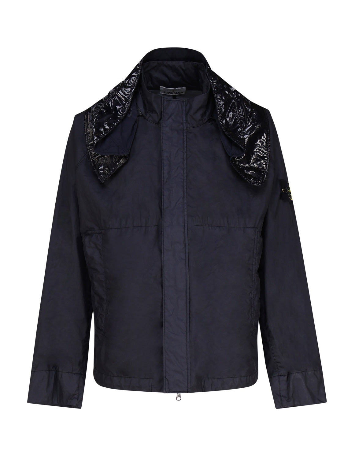Stone Island Coats Blue Poliammide