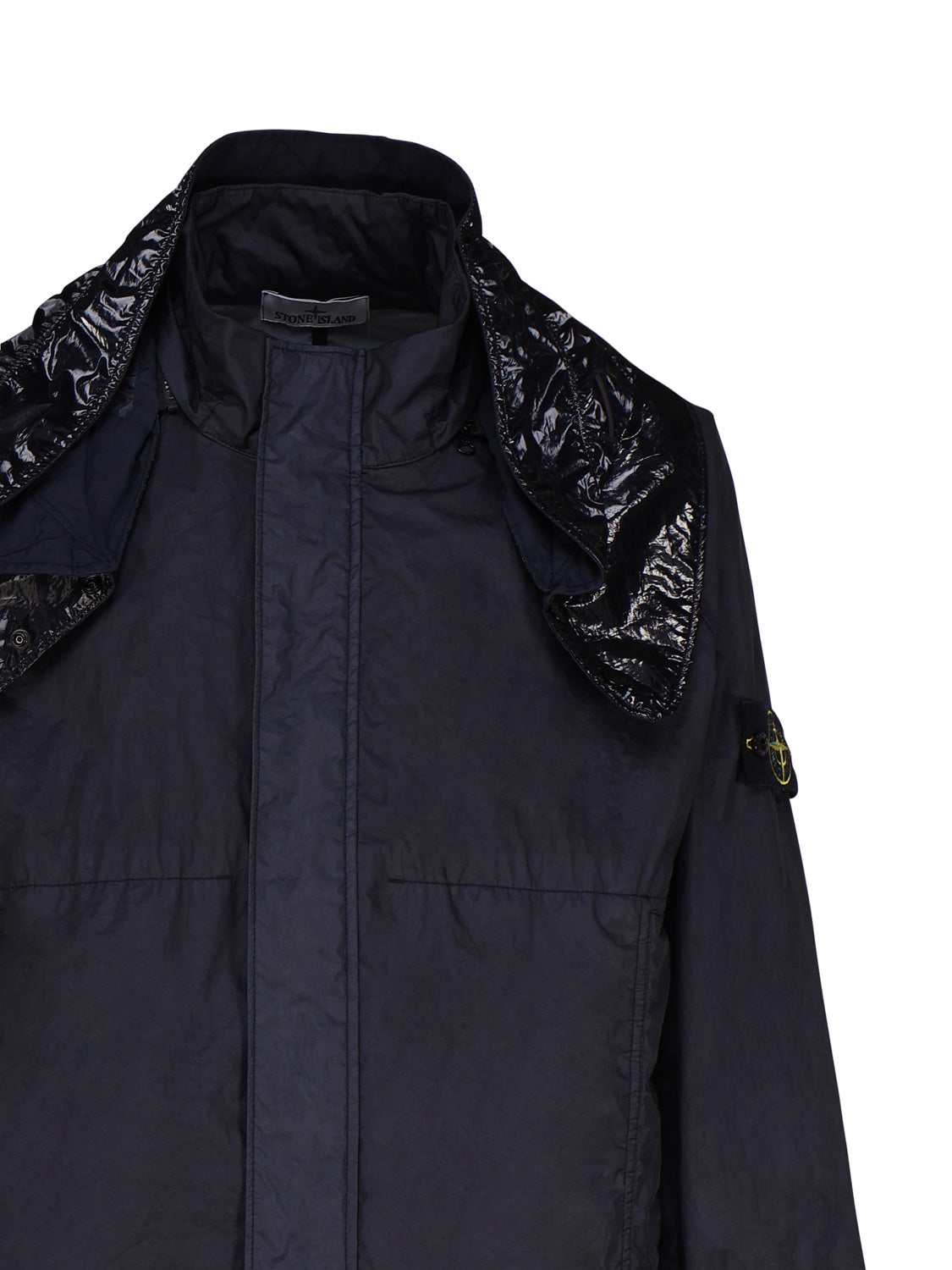 Stone Island Coats Blue Poliammide