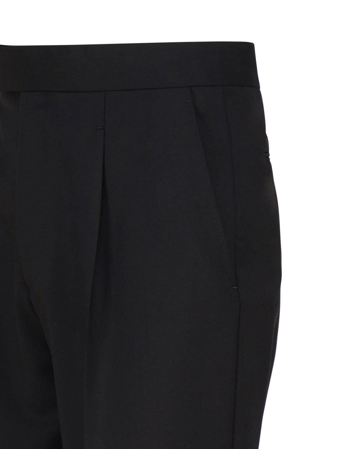 Zegna Trousers Black Cotton