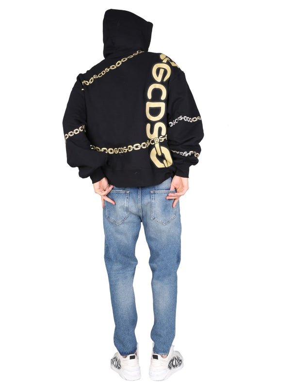 Chain Sweatshirt Black Not Specified Sweatshirts