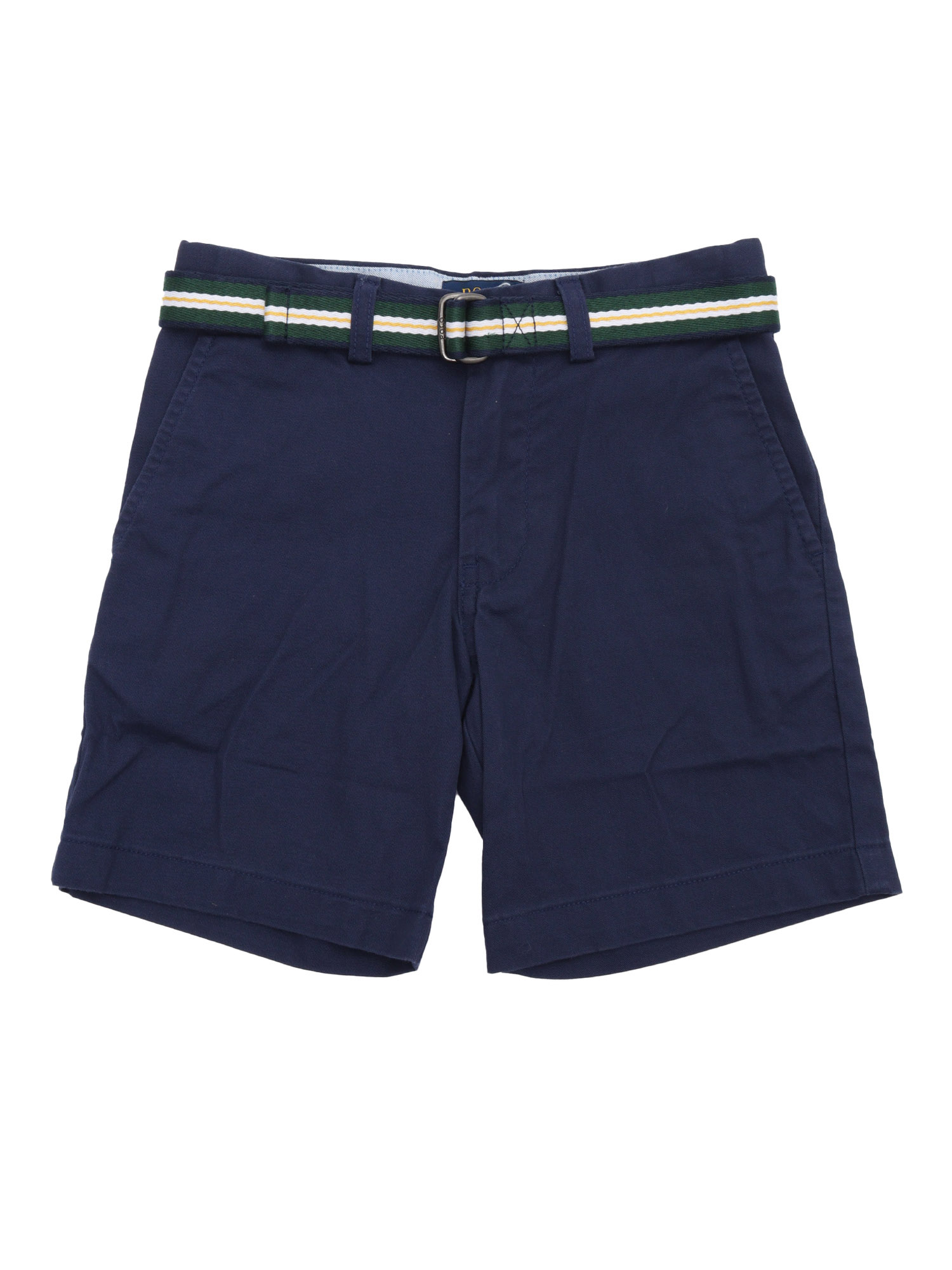 BEDFORD SHRT-SHORTS-FLAT FRONT Blue Cotton Elastane