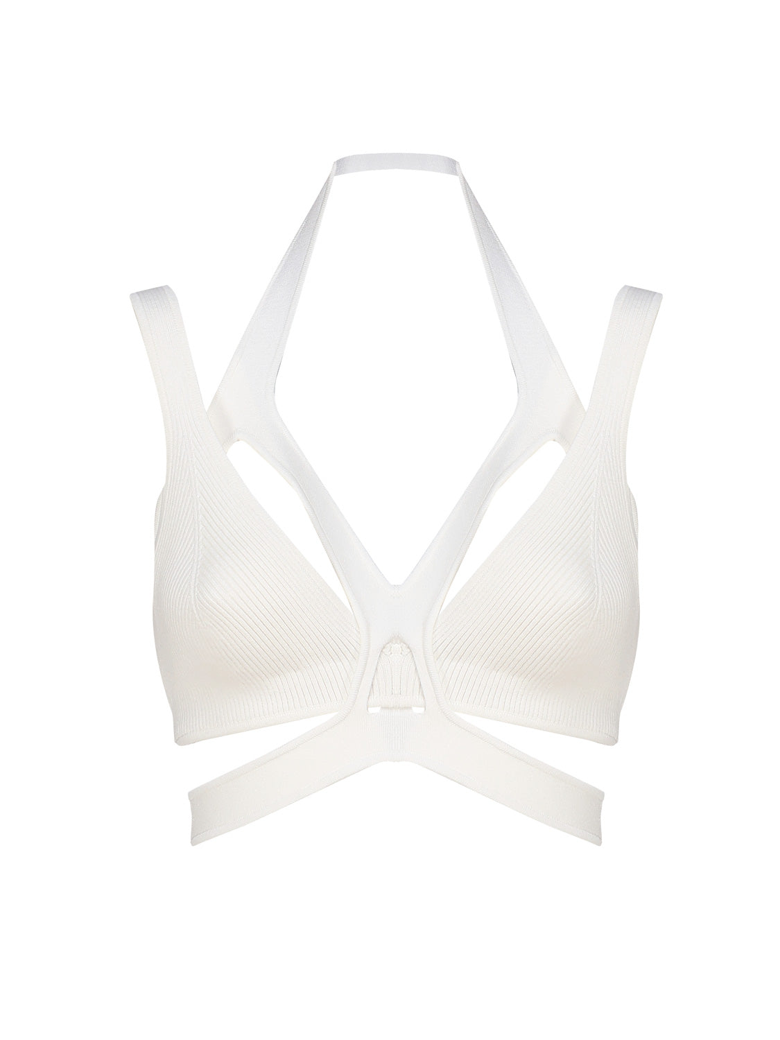 Dion Lee Top White Nylon
