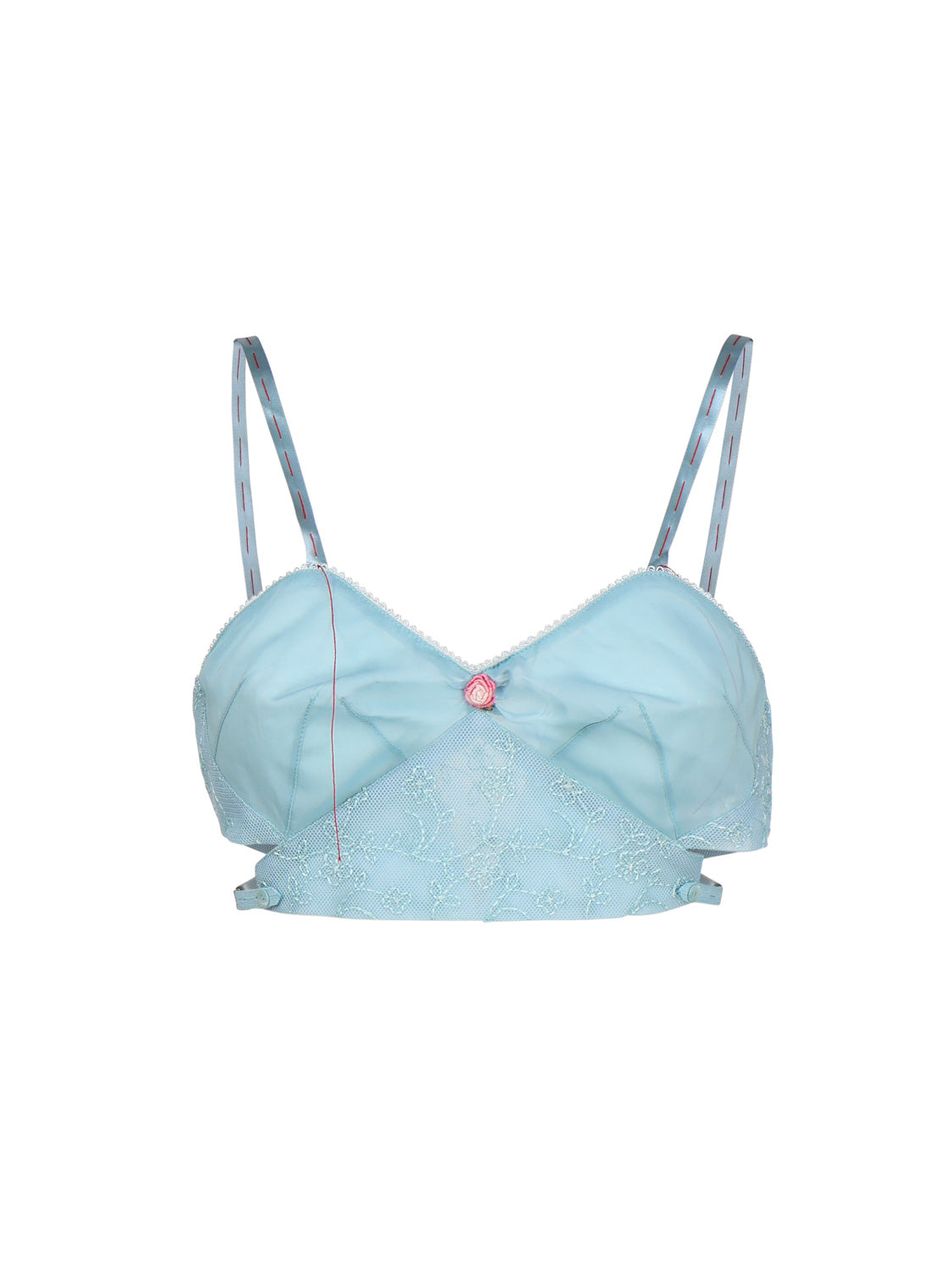 Maison Margiela Top Blue Cotton