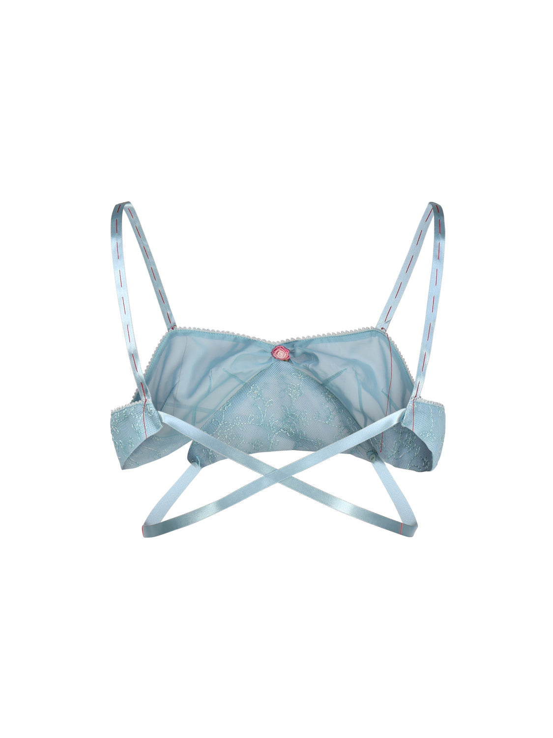 Maison Margiela Top Blue Cotton