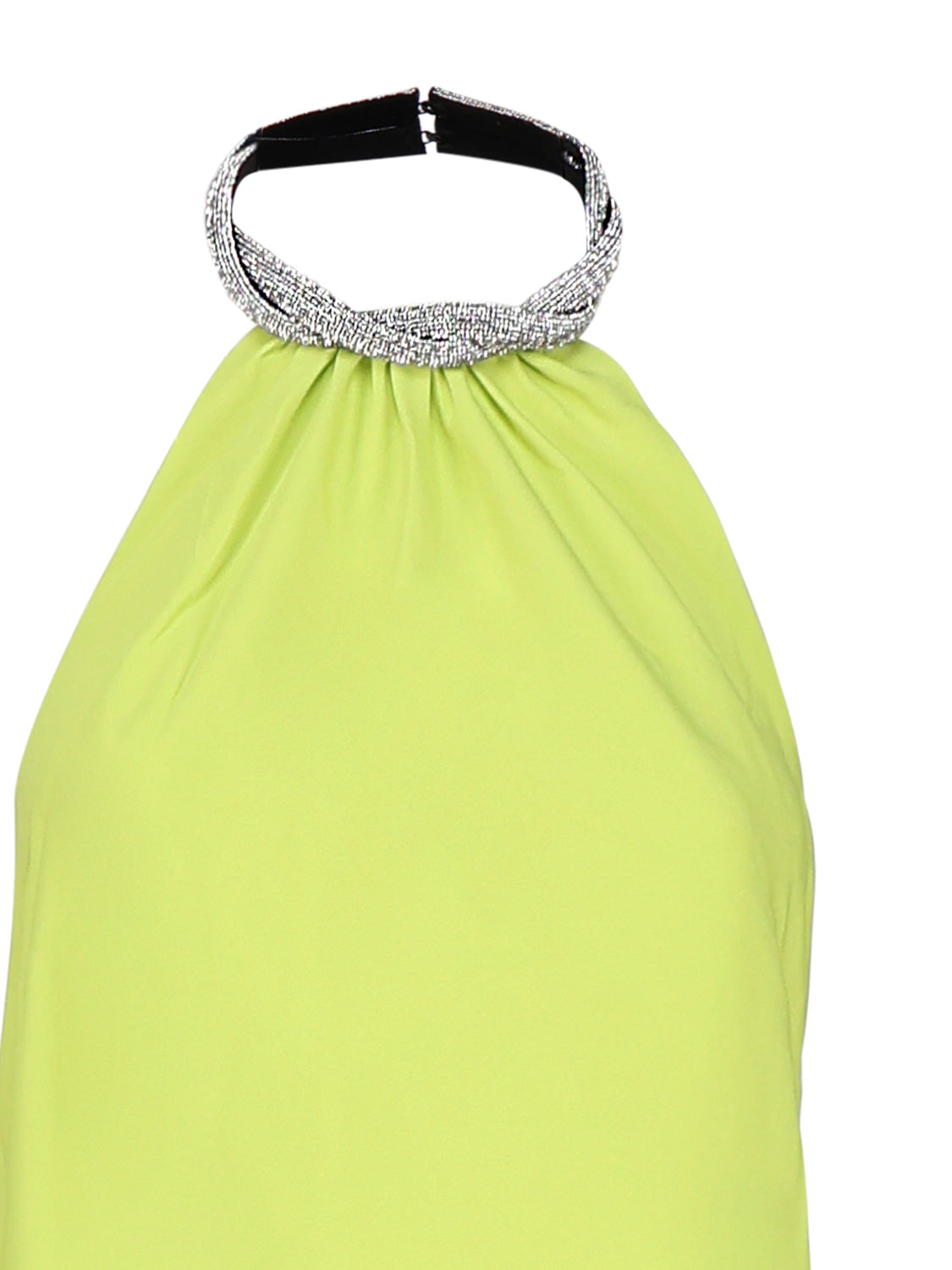 Nuè Dresses Lime Green Acetate