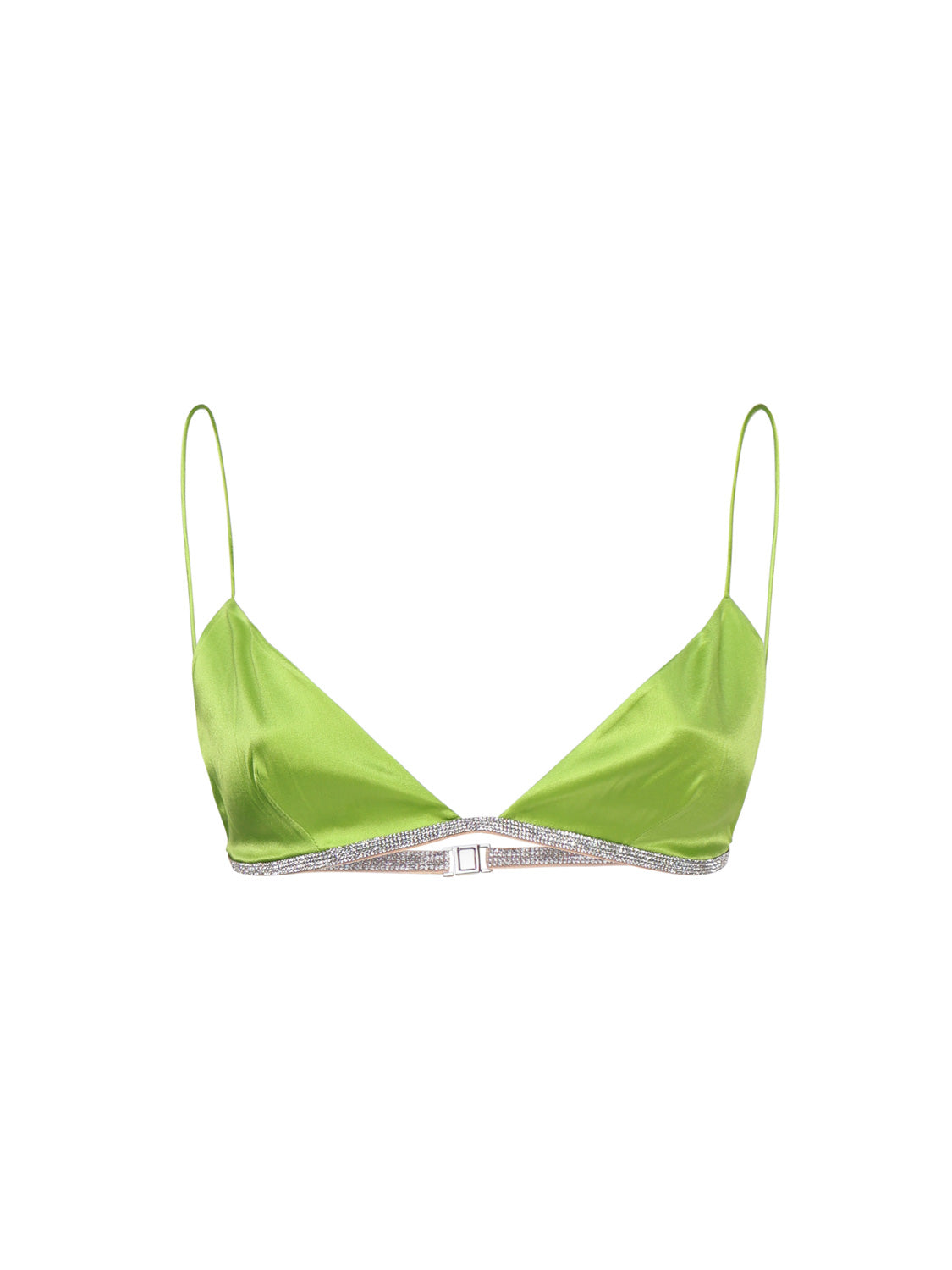 Nuè Top Lime Green Silk