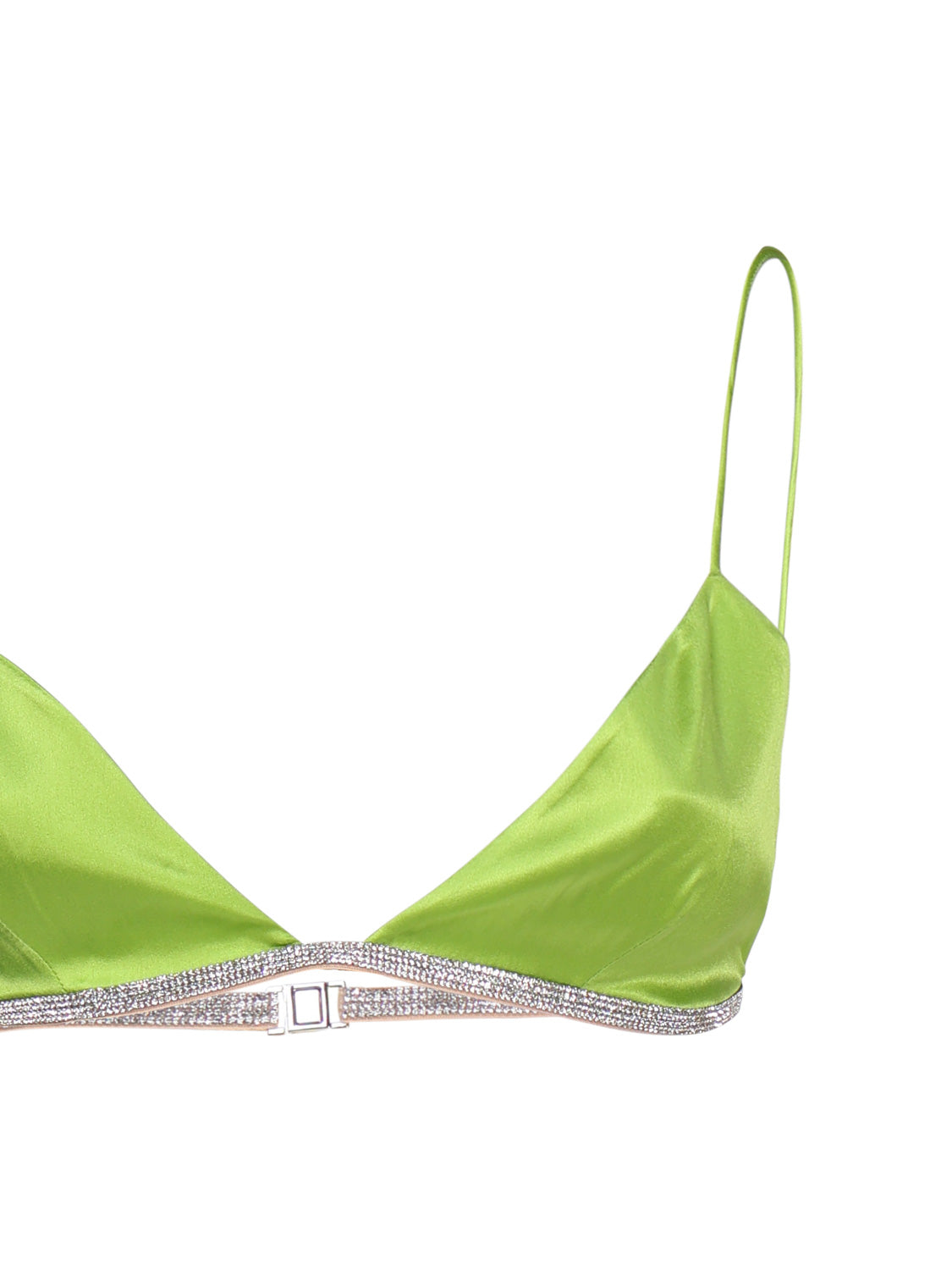 Nuè Top Lime Green Silk
