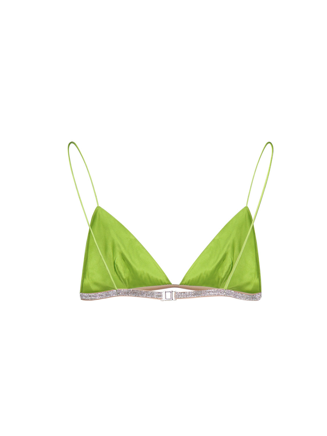 Nuè Top Lime Green Silk