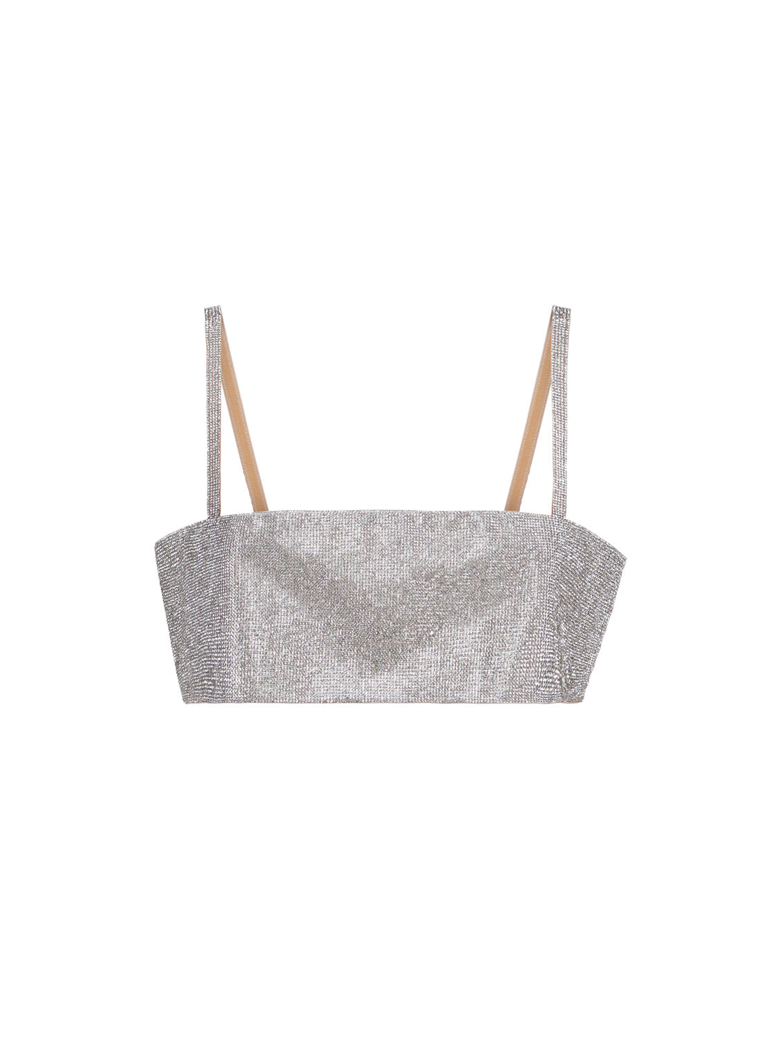 Nuè Top Crystal Rhinestone Fabric