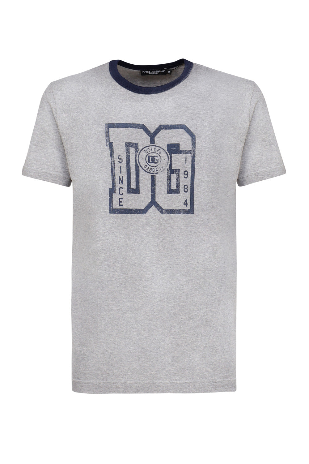 Dolce & Gabbana T-Shirts And Polos Grey Cotton