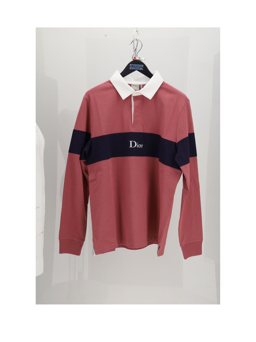 Polo Shirt Pink-Purple Pink/purple Cotton