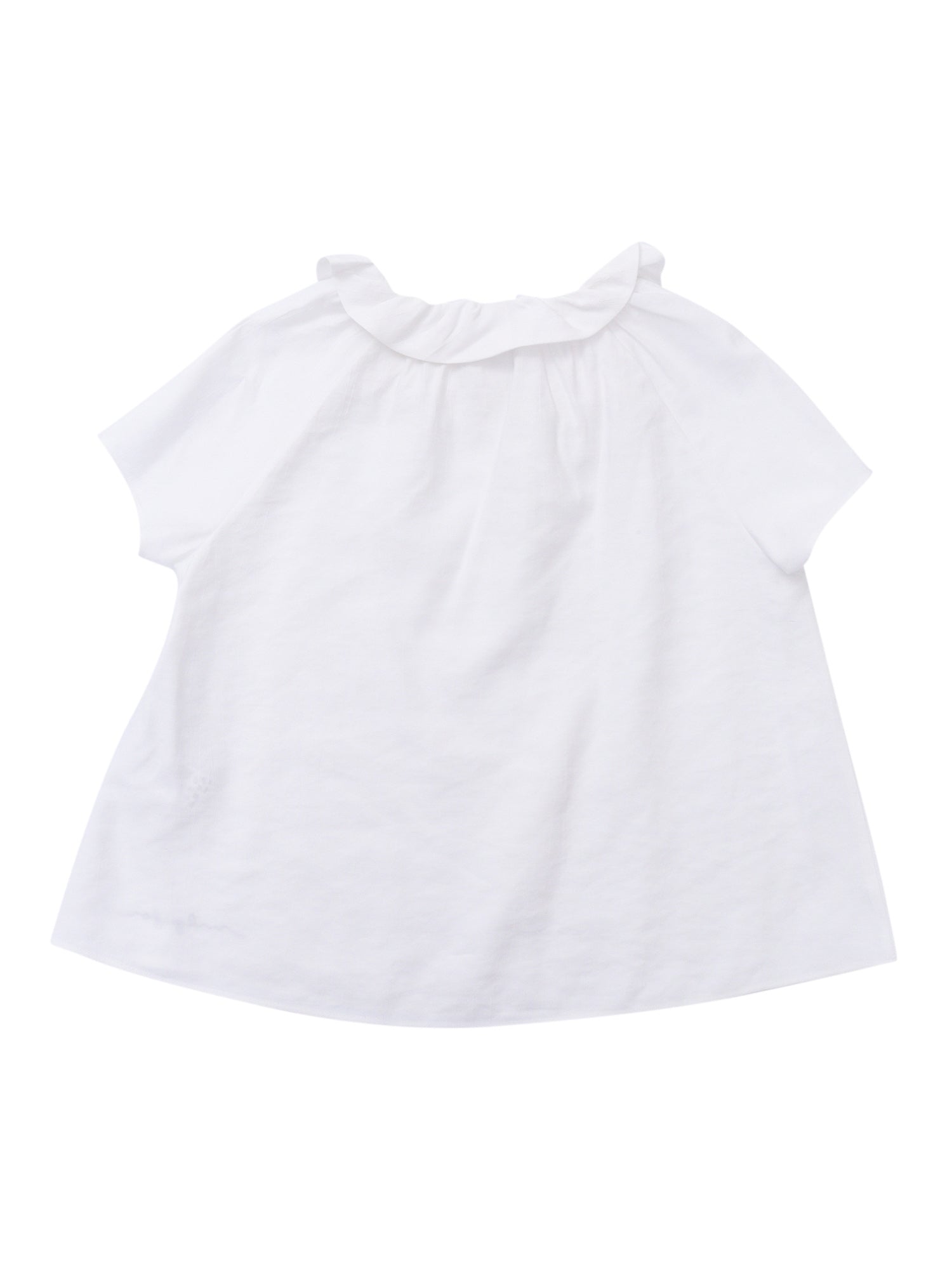 SHIRT White Viscose Polyester