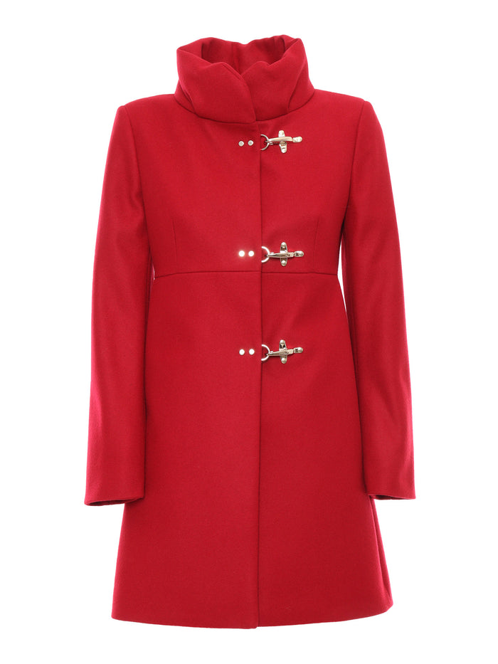 Romantic Lined Coat Red