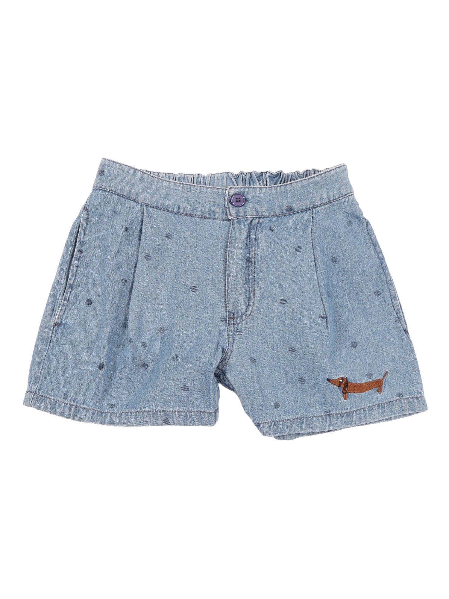 Lw denim dots aop shorts 2 Blue Organic Cotton