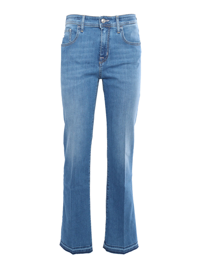 Blue 5 pocket jeans Light