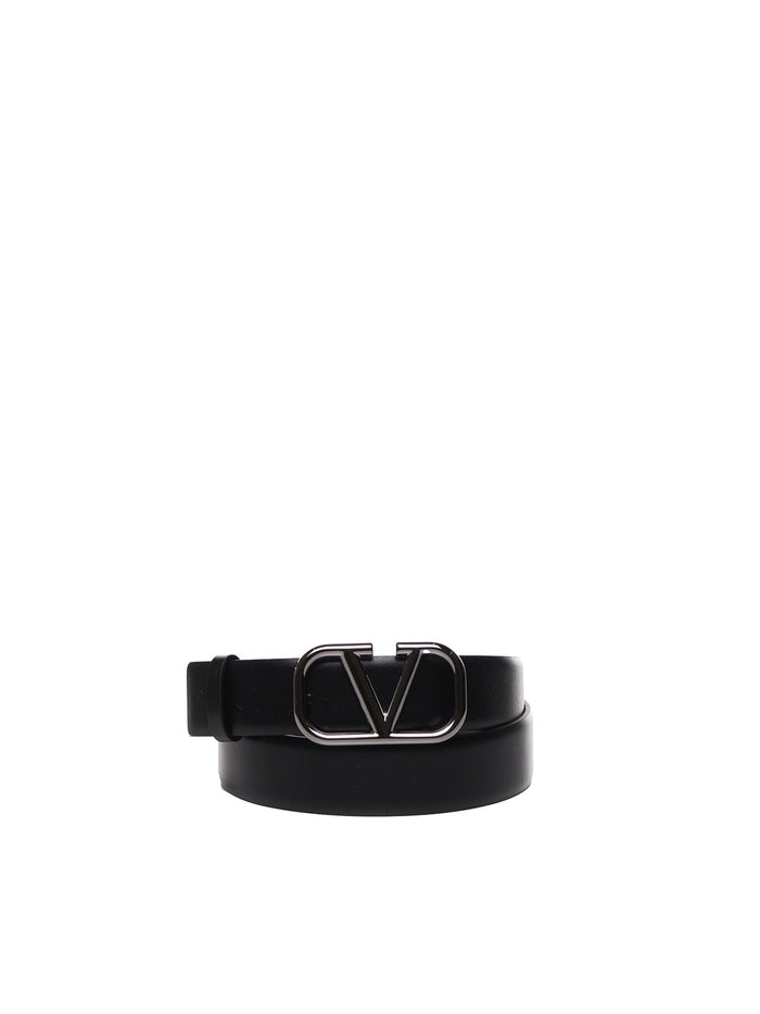 Valentino Garavani Belts Black Calfskin