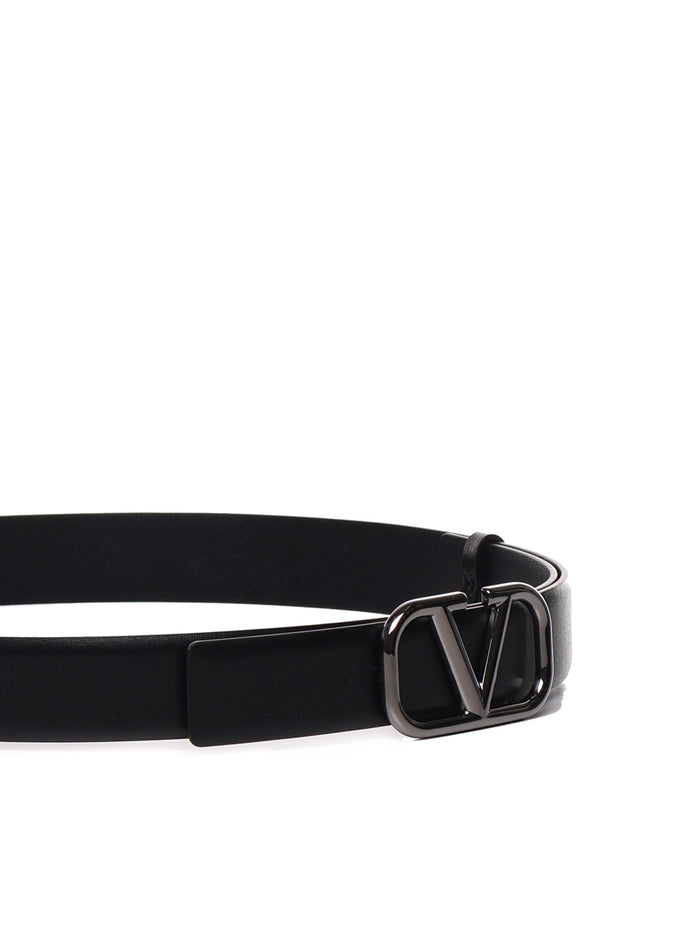 Valentino Garavani Belts Black Calfskin