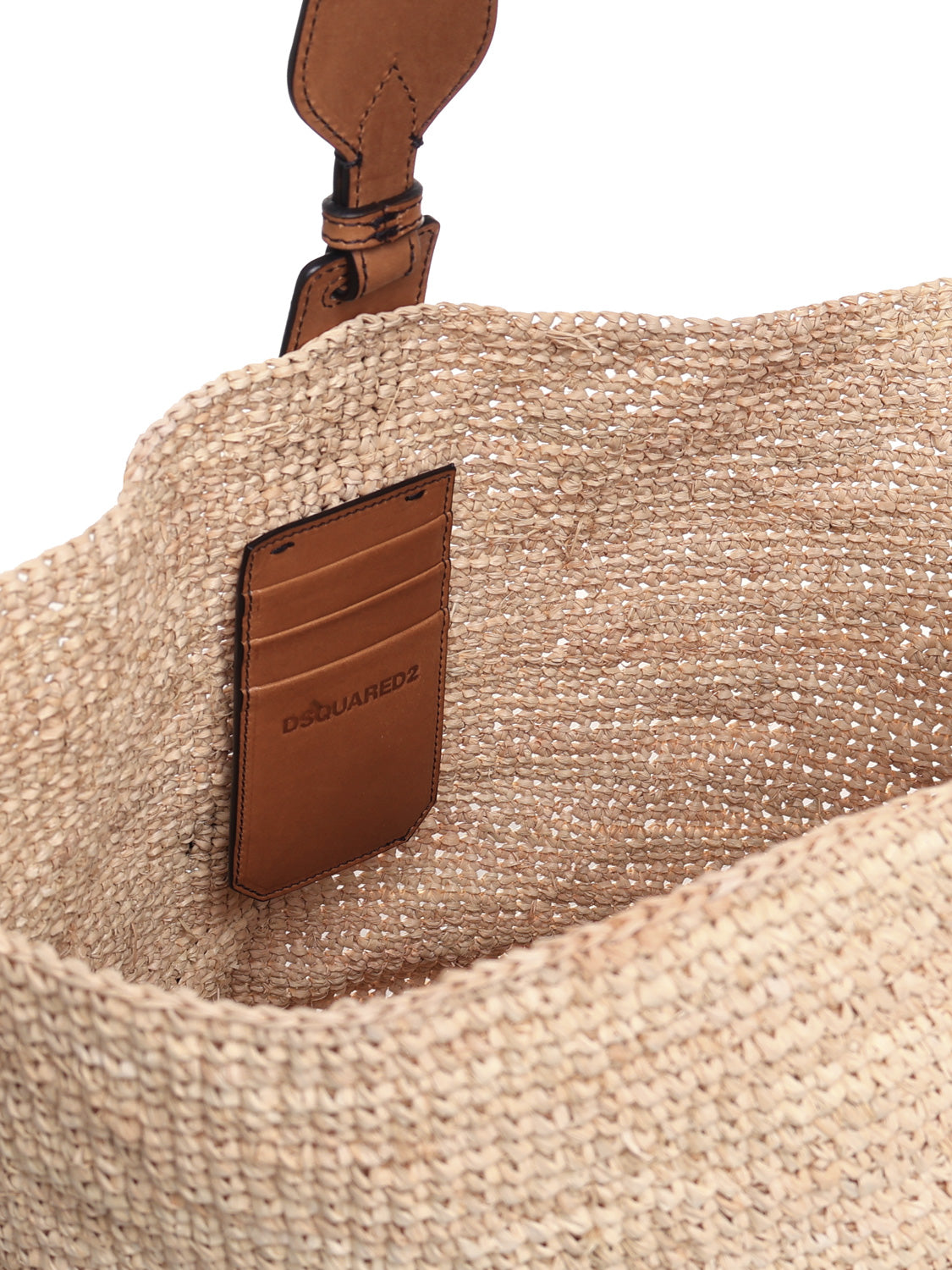 Dsquared2 Bags Beige Raffia