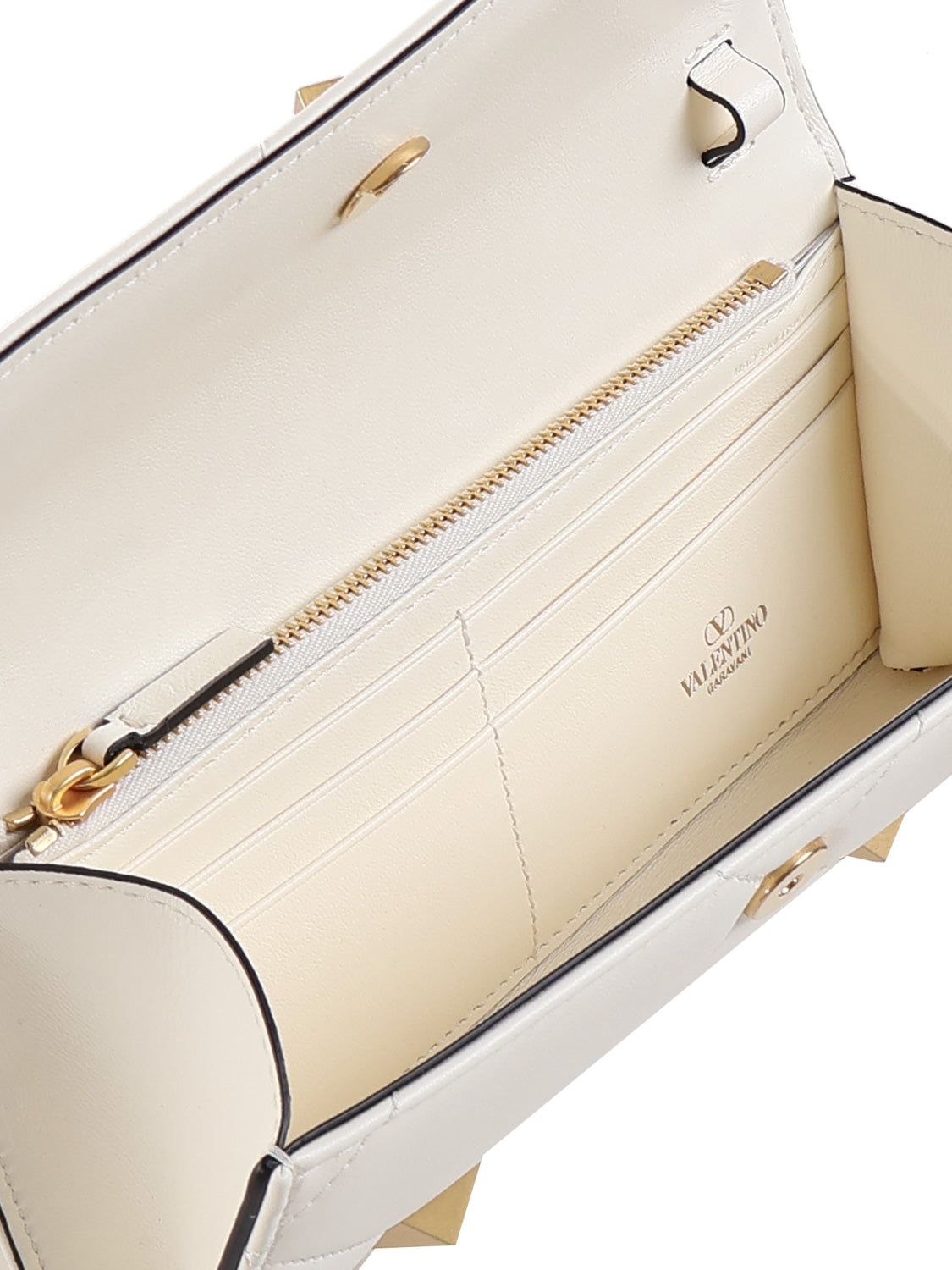 Valentino Garavani Wallets White Calfskin