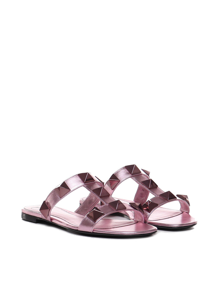 Valentino Garavani Sandals Pink Lambskin
