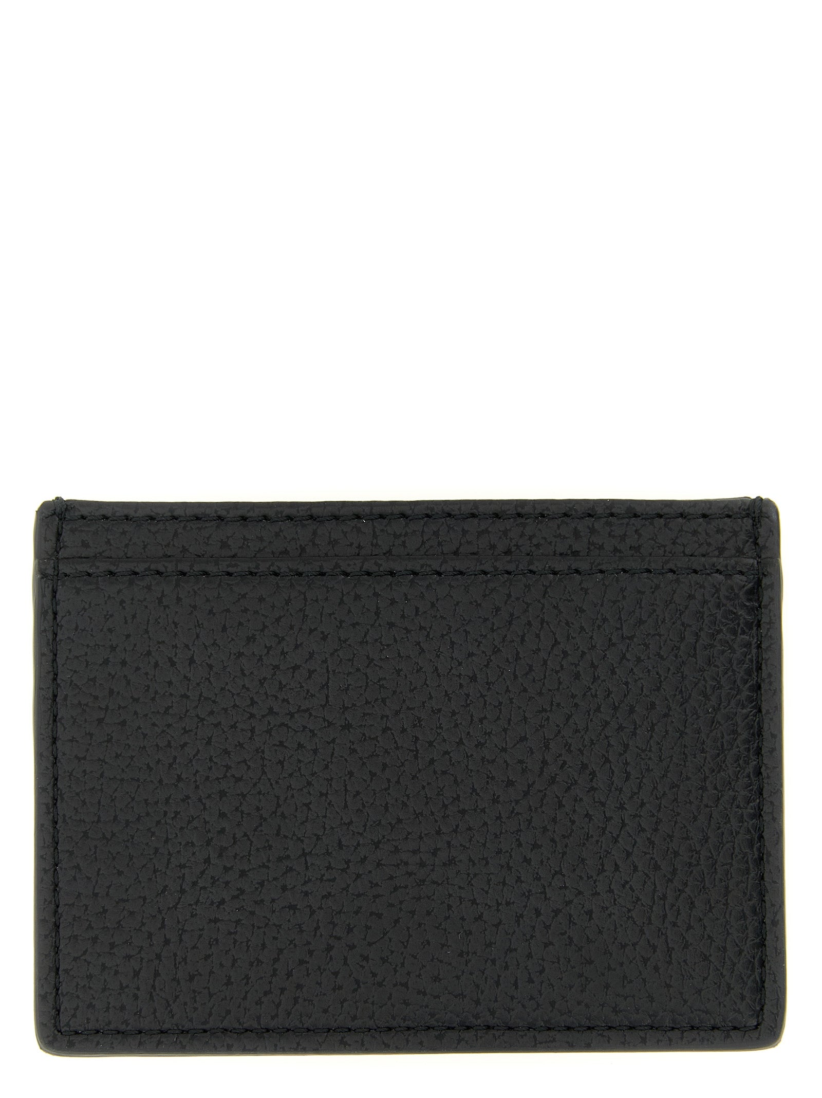 Orb Logo Card Holder Black Polyurethane Wallets, Holders