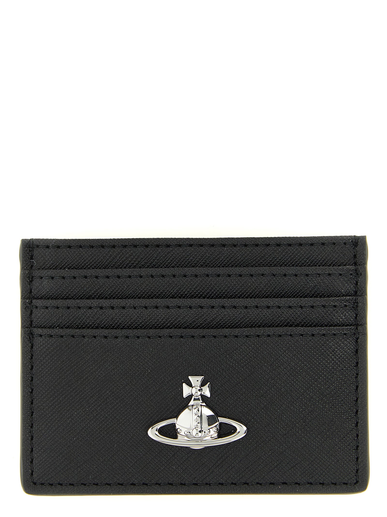 Flat Card Holder Black Polyurethane Wallets, Holders