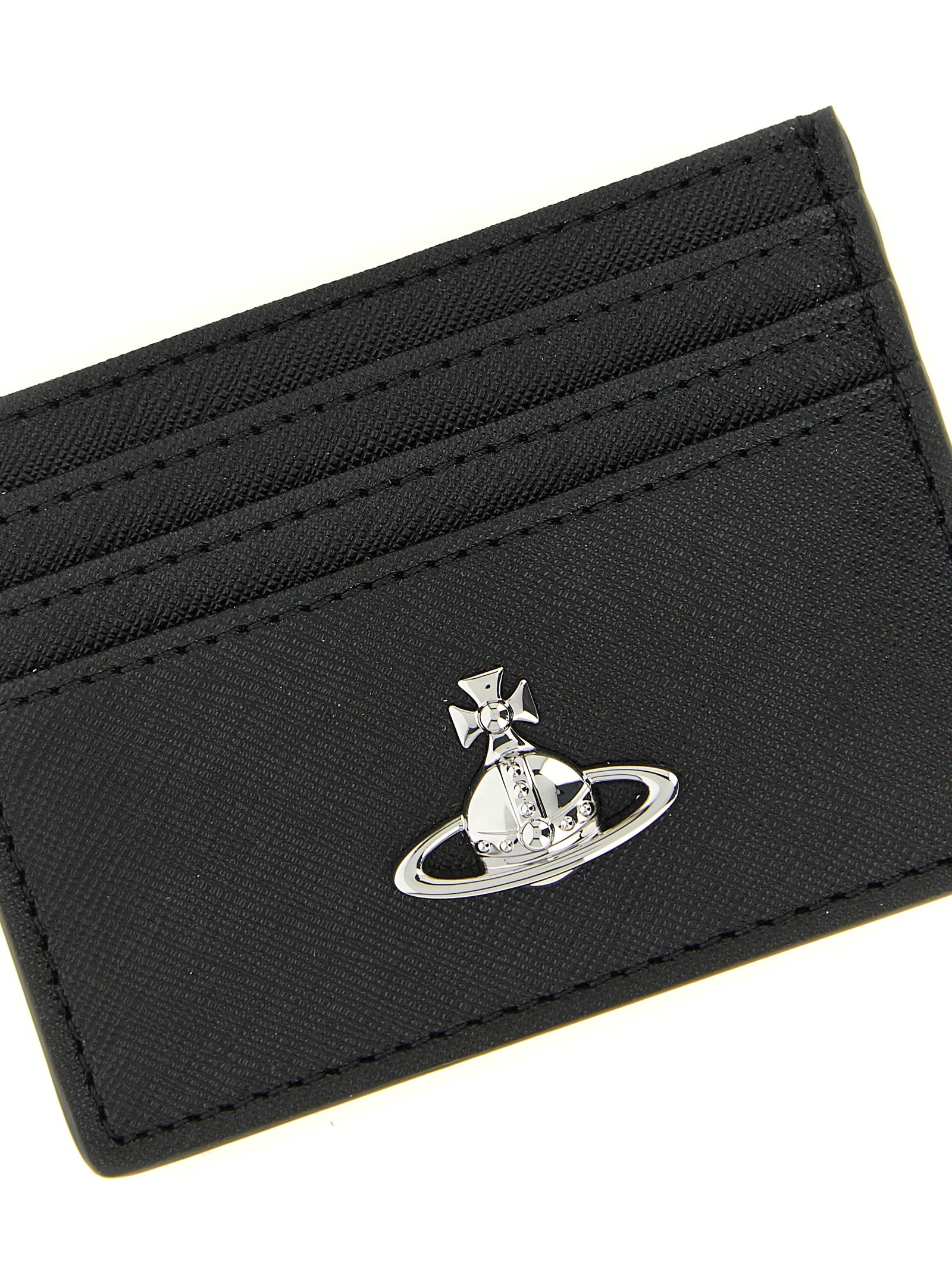 Flat Card Holder Black Polyurethane Wallets, Holders