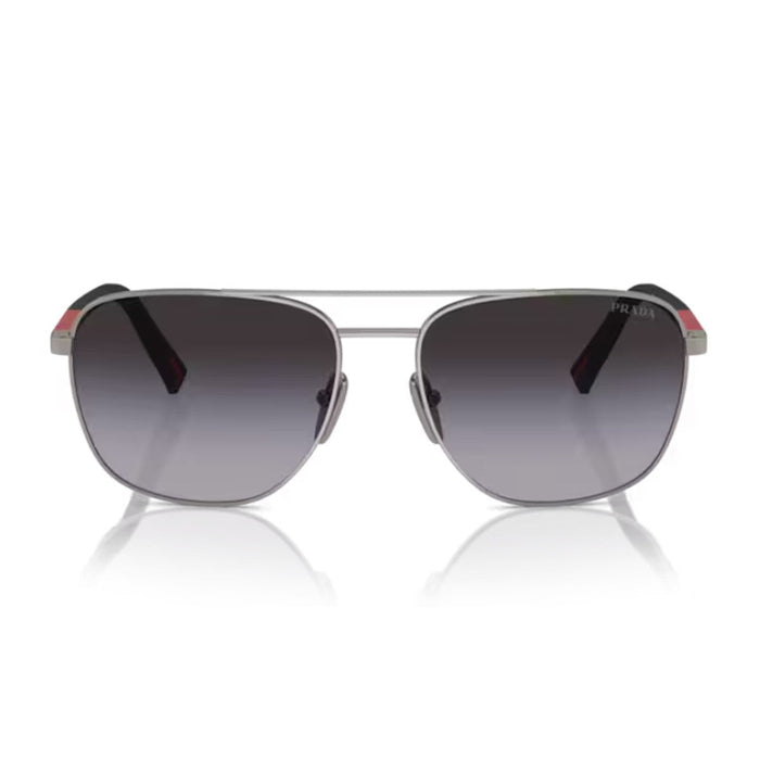 Prada Linea Rossa Ps 54zs Gunmetal Metallo/gommato Sunglasses