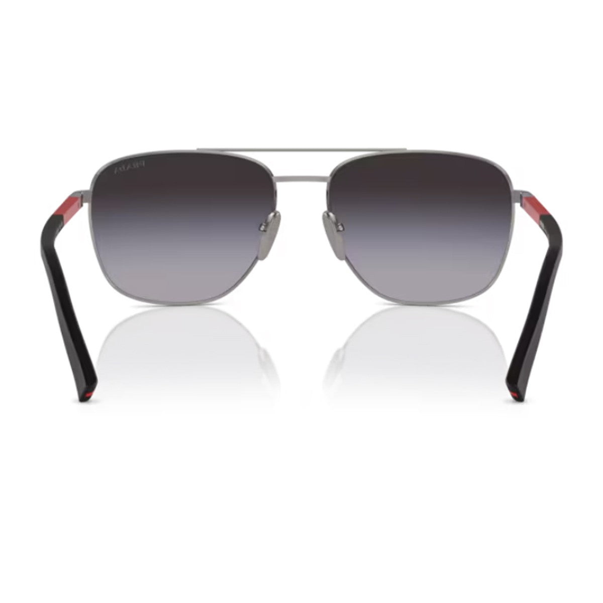 Prada Linea Rossa Ps 54zs Gunmetal Metallo/gommato Sunglasses