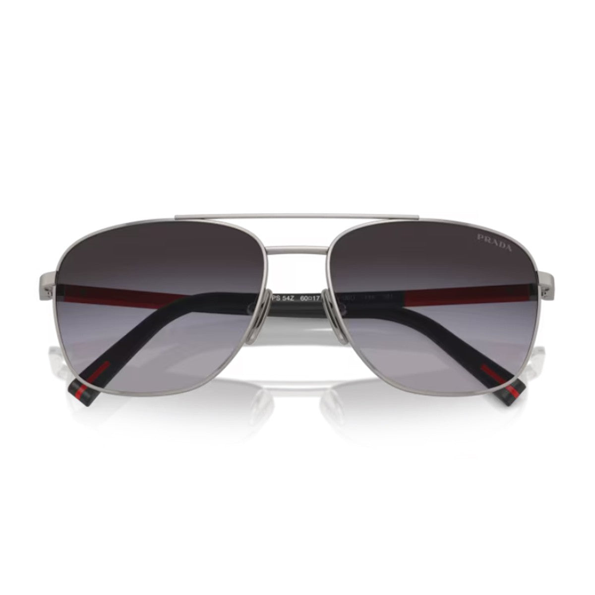Prada Linea Rossa Ps 54zs Gunmetal Metallo/gommato Sunglasses
