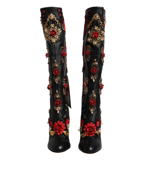 Dolce & Gabbana Leather boot in black