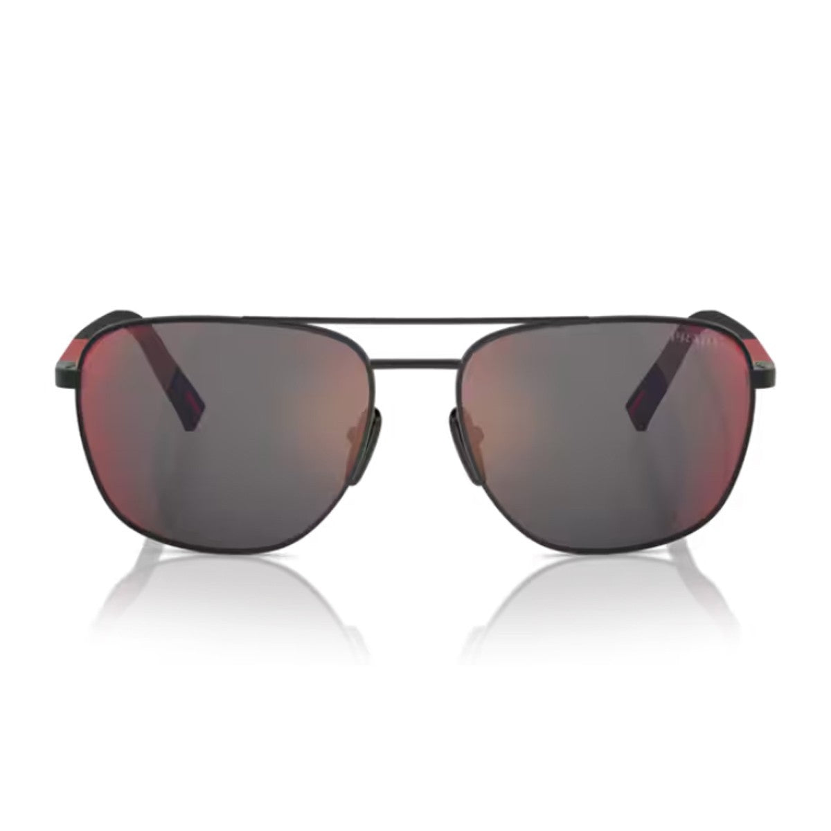 Prada Linea Rossa Ps 54zs Black Metallo/gommato Sunglasses
