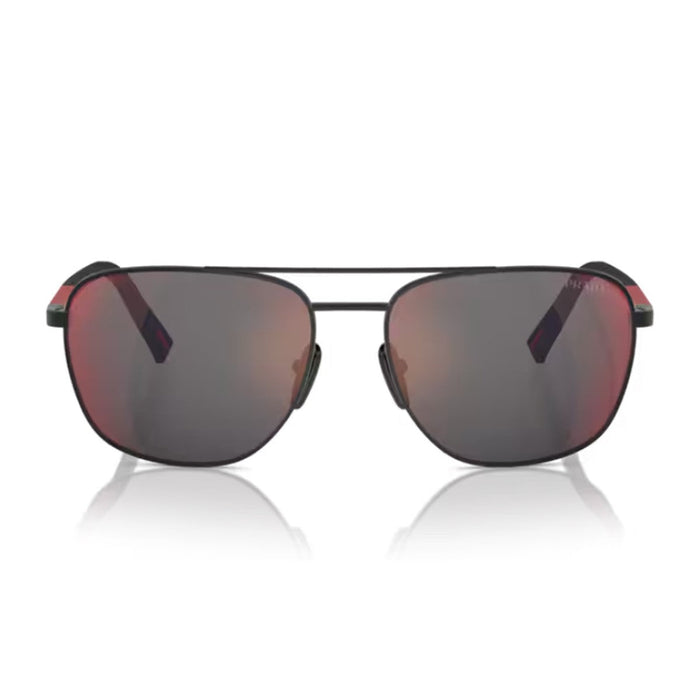 Prada Linea Rossa Ps 54zs Black Metallo/gommato Sunglasses