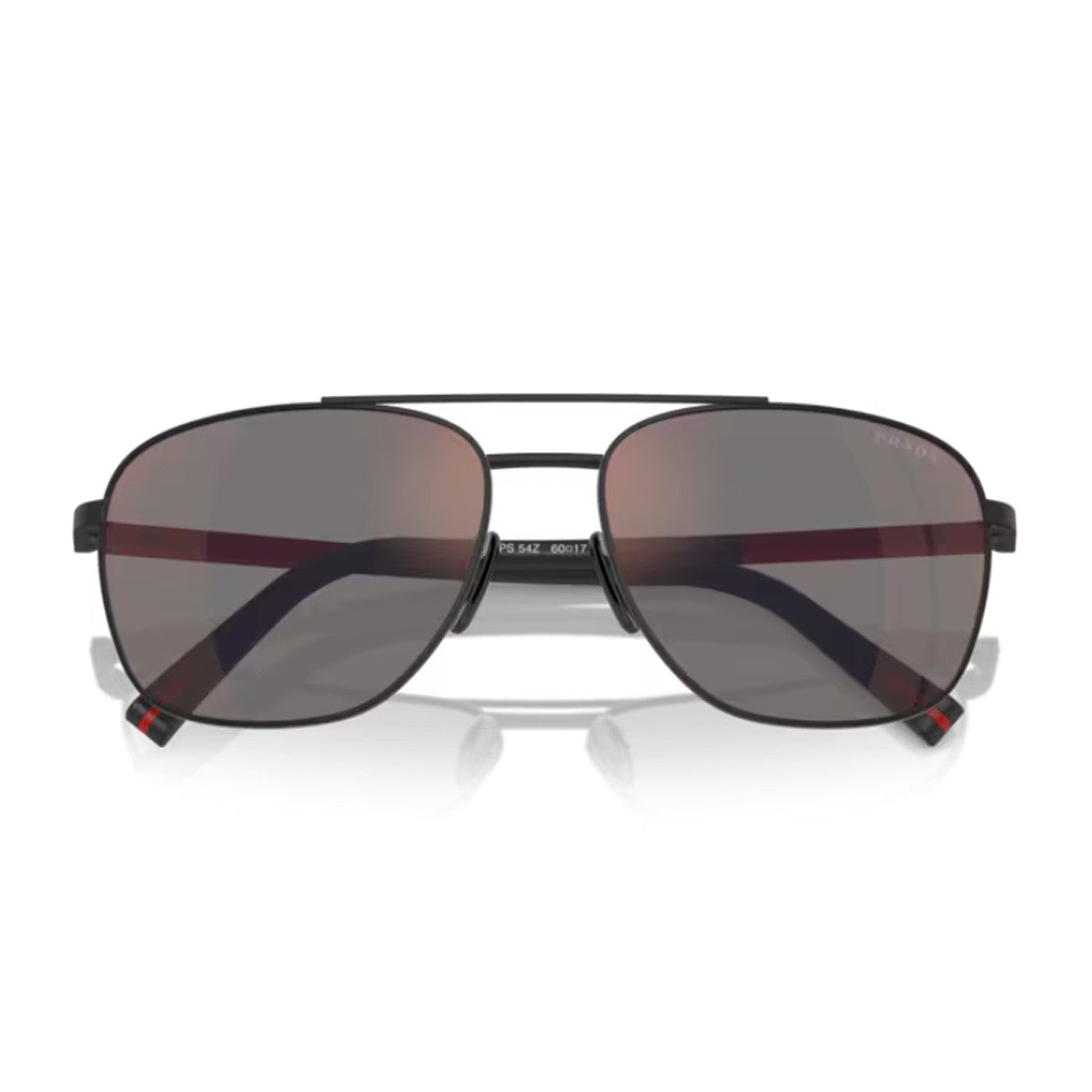 Prada Linea Rossa Ps 54zs Black Metallo/gommato Sunglasses