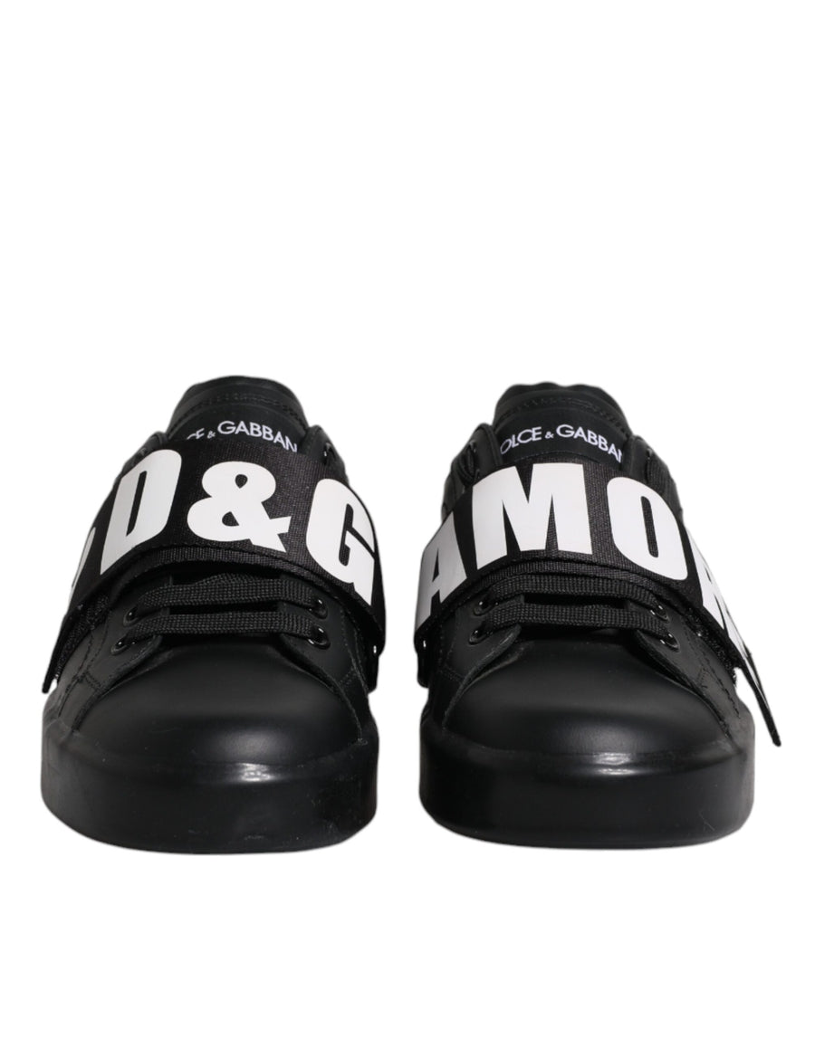 Dolce & Gabbana Leather sneaker in black