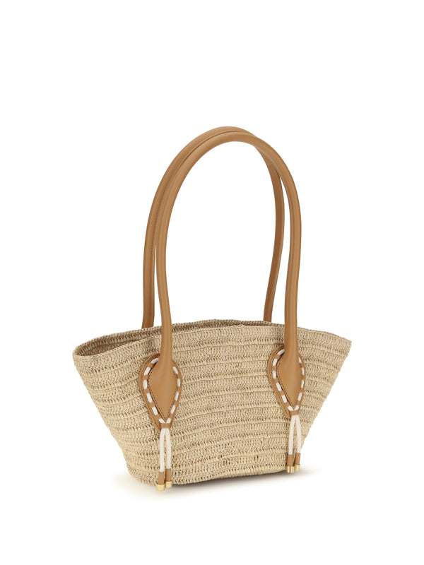 Tote Bag Venus Mini Raffia Natural/tan Shoulder