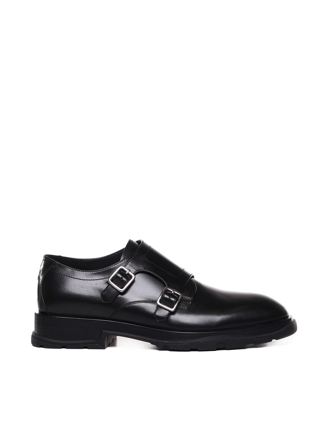 Alexander Mcqueen Flat Shoes Black Calfskin