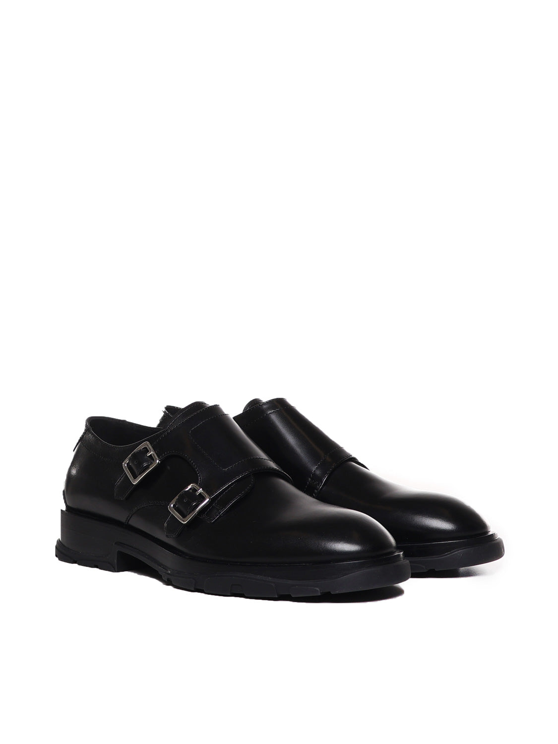 Alexander Mcqueen Flat Shoes Black Calfskin