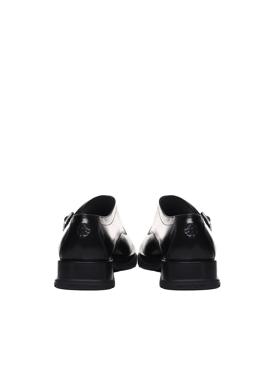 Alexander Mcqueen Flat Shoes Black Calfskin