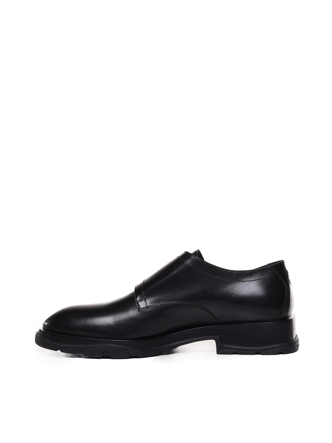Alexander Mcqueen Flat Shoes Black Calfskin