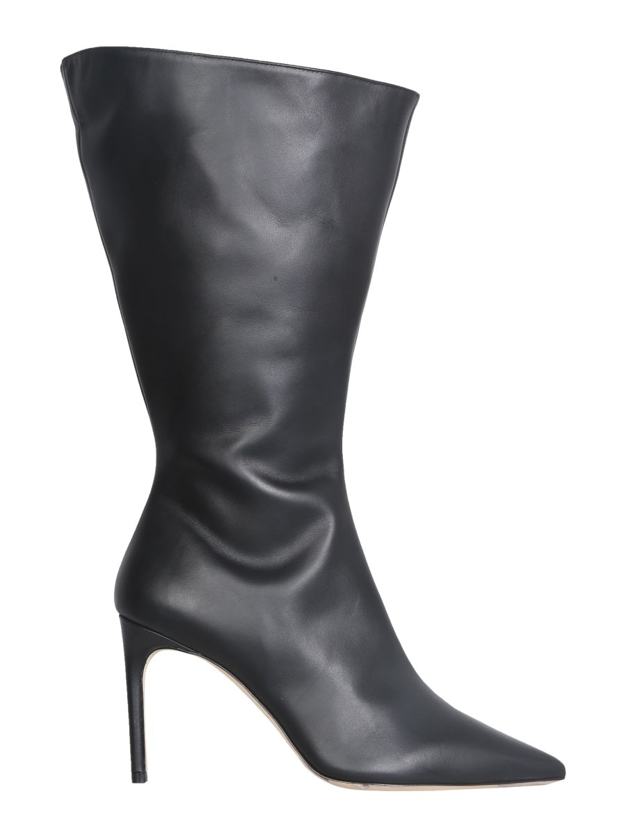 Victoria Boots Black Leather