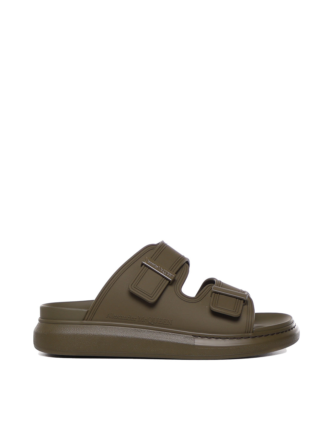 Alexander Mcqueen Sandals Green Rubber