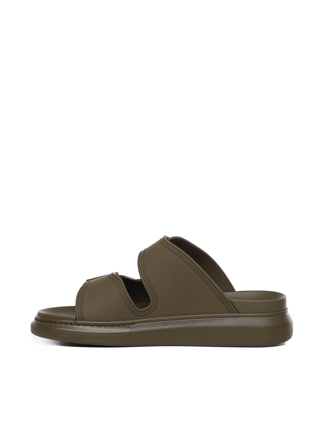 Alexander Mcqueen Sandals Green Rubber