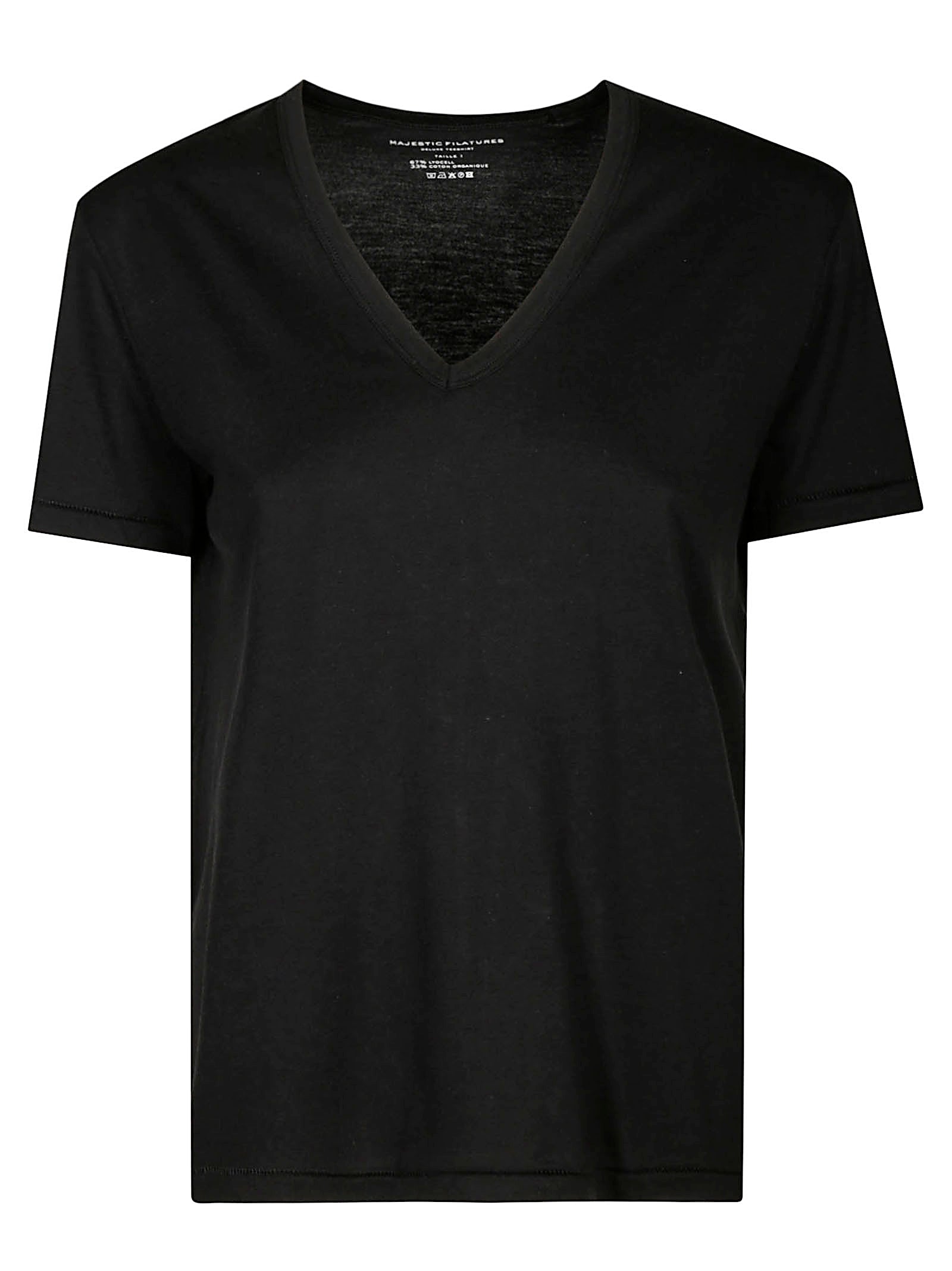 Col V Mc Black Lyocel Tshirt