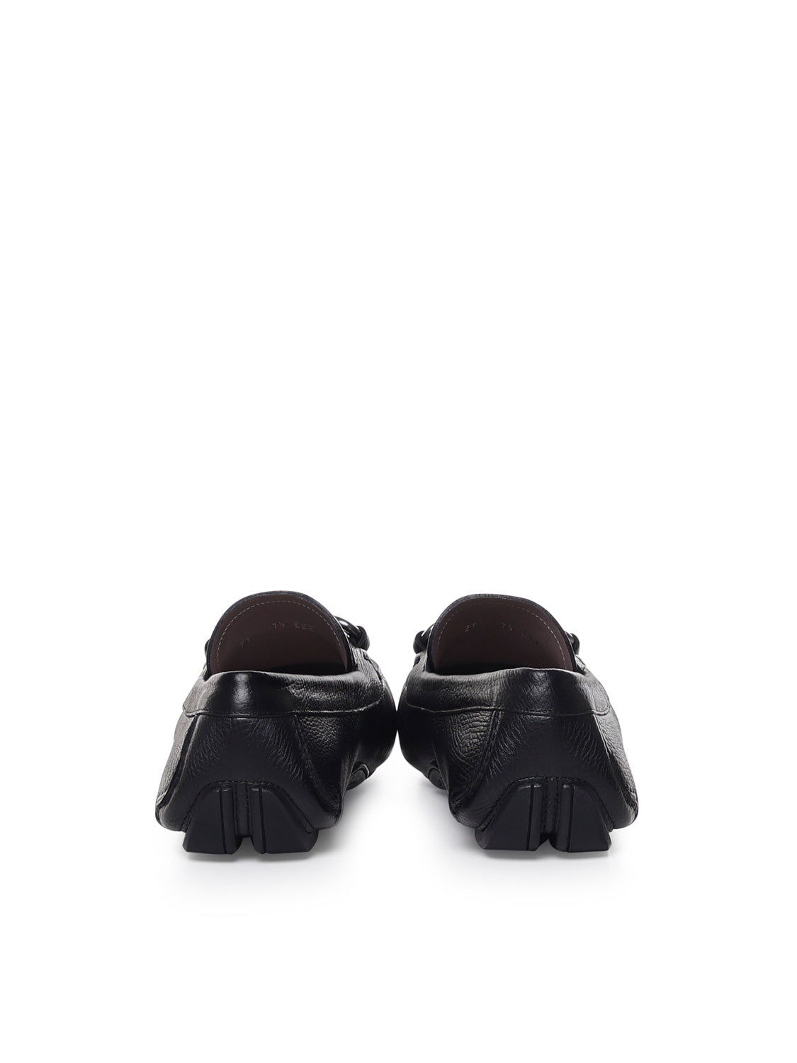 Ferragamo Flat Shoes Black Calfskin