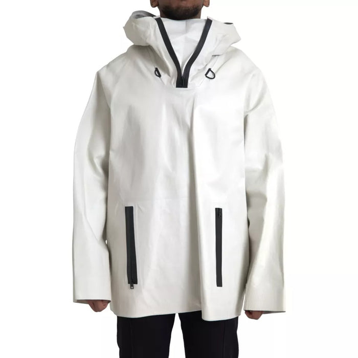 Bottega Veneta 100% Calf Leather raincoat in white